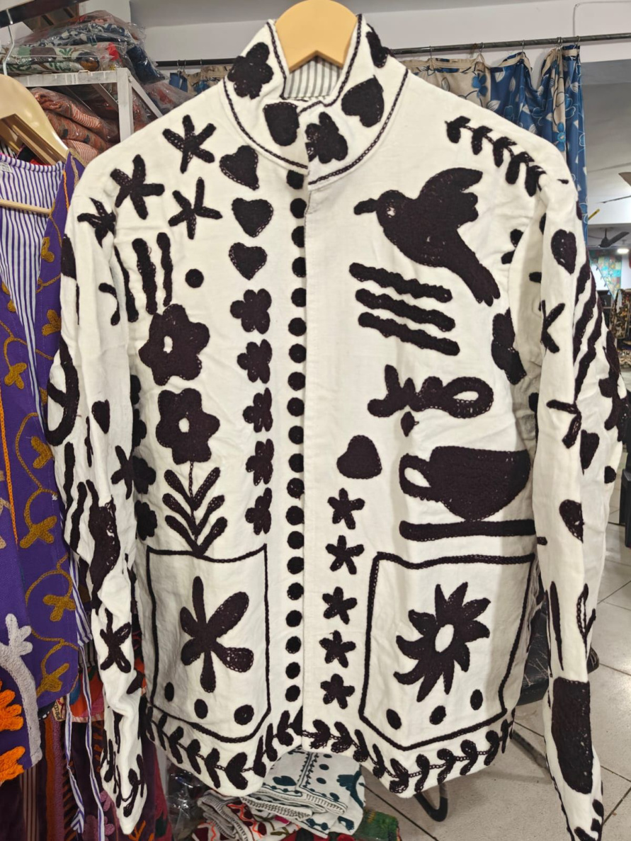 Siyah Phool, an embroidered jacket