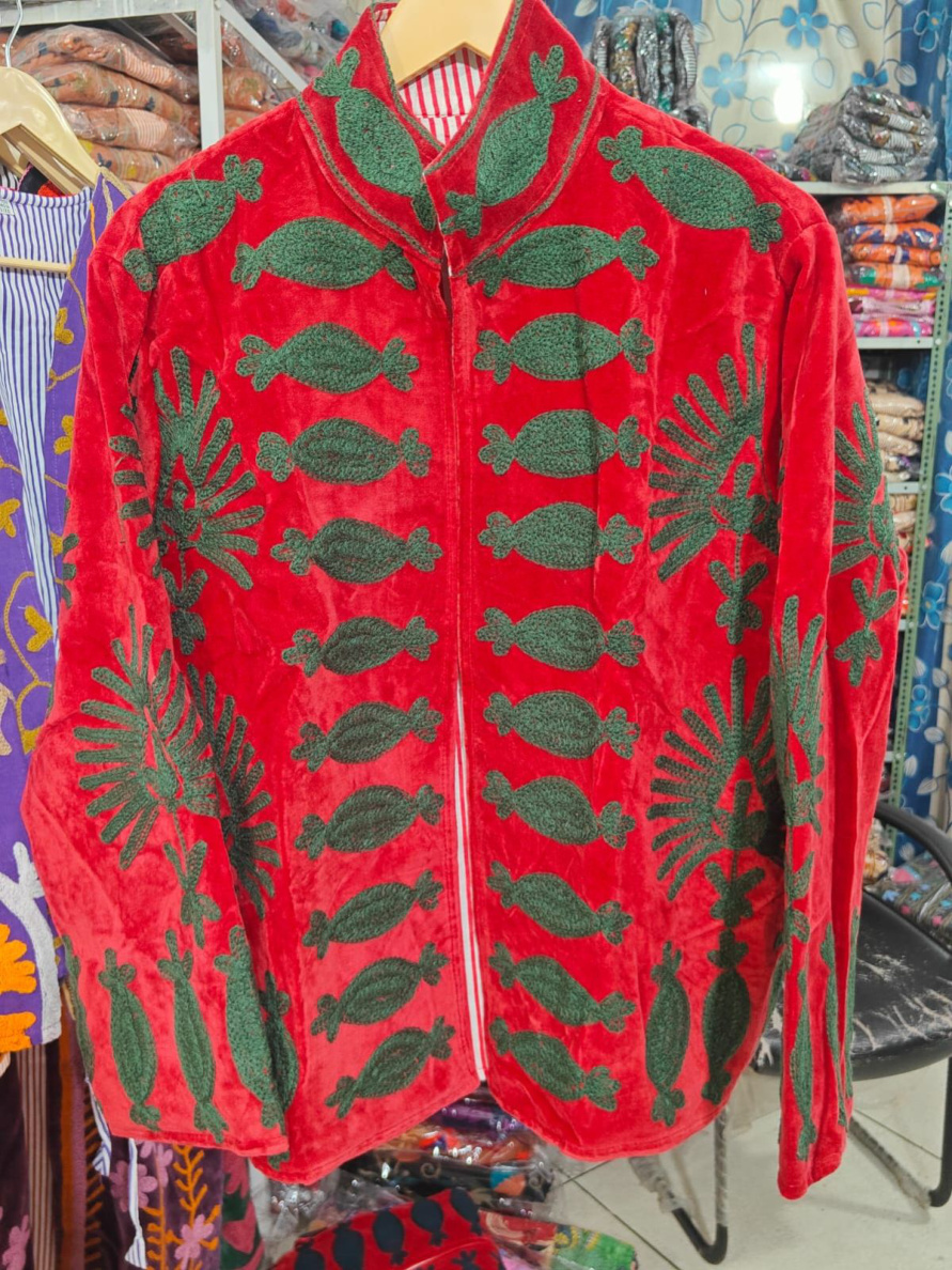 Surkh Aangan, an embroidered jacket