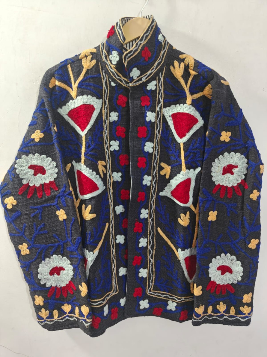 Shabnam, an embroidered jacket